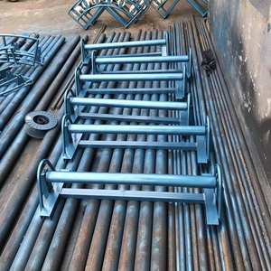 Ground Straight Cable <b>Trolley</b> with Steel & Aluminum Alloy Rollers V-Shaped Folding Cable Support <b>Four</b>-<b>Wheel</b> <b>Trolley</b> - Product Image 3