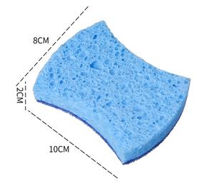 Spons Penggosok Penyerap Air Tinggi Anti Gores untuk Pembersih Dapur, Bantalan Pembersih Pulp Selulosa untuk Cuci Piring dan Penggunaan Rumah Tangga - Product Image 2