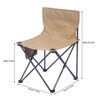 15 Kit de plage Tente assise Chaise pliante