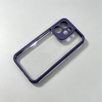 Coque de téléphone 2-en-1 en acrylique et TPU pour OPPO Reno 15, découpe précise, dos rigide, cadre souple, protection hybride antichoc, vente en gros usine