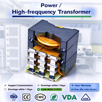 Transformateur de puissance haute fréquence pour centre de données 5000W, à noyau en ferrite, planaire, flyback isolé, personnalisé pour alimentation SMPS