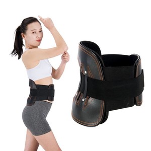 Cinturón de soporte lumbar KS con placa de acero para soporte lumbar y alivio de hernias discales, diseño transpirable para hombres y mujeres - Product Image 1