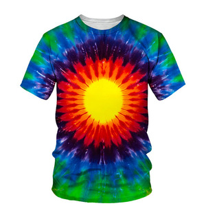 Camiseta de Hombre con Estampado Digital de Moda, Cuello Redondo, Estilo Hip Hop, Verano, Harajuku, Informal, Manga Corta, 180 Gramos, Tejida - Product Image 3