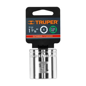 Boîte de 6 douilles à 6 points de 1-3/16 po, entraînement 1/2 po, TRUPER - Product Image 3
