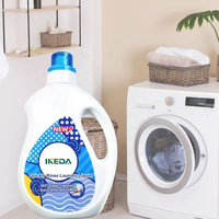 Dosettes de lavage jetables IKEDA Produits chimiques quotidiens Liquide de détergent à lessive Oem pour vêtements Formule améliorée par la lumière du soleil