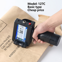 Imprimante jet d'encre portable pour le codage de la date d'expiration des injecteurs de carburant, fabrication chinoise, pour mini-lots, avec alimentation 7.4V 0.95