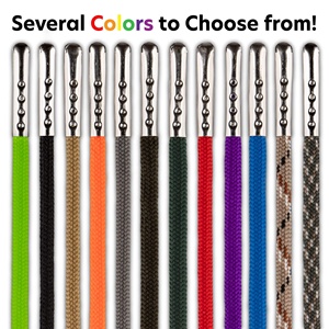 550 Paracord Dây giày khởi động Dây giày <span class=keywords><strong>milspec</strong></span> Paracord khởi động ren có sẵn trong 52 và 72 inch Chiều dài (72 inch, Đen) - Product Image 6