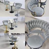 Chaise de bar et de restaurant au design créatif et personnalisé, style moderne, pour négociations et café