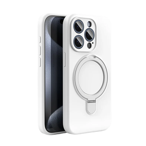 Funda de Silicona Líquida con Anillo Magnético y Soporte para iPhone 18 17 16 15 14 13 12 11 Pro Max Plus 16e, Protección de Cámara - Product Image 2