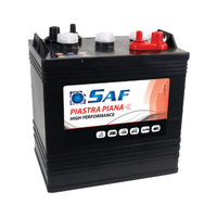 Nouvelles batteries de stockage d'énergie pour chariots de golf à plaque plate 82400T6, cycle profond GC2 6V 232Ah, sans entretien, pour motos, garantie 12 mois