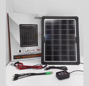 Hot Sales 15W Solar Panel IP65 to Charge 12V/6V Battarey or Usb Output From FUZHAO Factory Directly Sales - Product Image 3