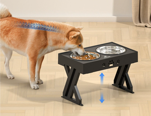 Mangkuk Perjalanan dari Baja Tahan Karat & Plastik untuk Kucing dan Anjing-Portabel 2 in 1 Ramah Lingkungan - Product Image 4