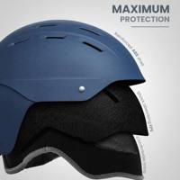 Casque de ski Ride Wind OM-BT01 - Casque sans fil compatible, ajustement réglable, 14 aérations, matériaux ABS/EPS, unisexe