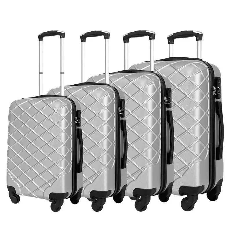 WETRUST Maleta de equipaje de color personalizado Juego de 4 piezas expandible 20 24 28 pulgadas ABS + PC Spinner maleta con bloqueo TSA