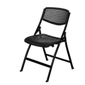 كراسي قابلة للطي بأرجل معدنية ومقاعد من البولي بروبلين الملون، أثاث لغرفة المعيشة والمنزل، كراسي بسيطة وعصرية قابلة للطي للحدائق والورش الخارجية - Product Image 2