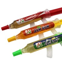 Vente en gros seringue en forme de pistolet bonbons à boisson au jus aromatisé aux fruits bonbons à la gelée