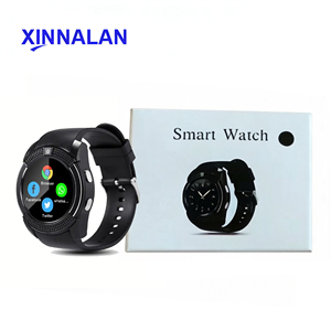 <span class=keywords><strong>Reloj</strong></span> <span class=keywords><strong>Inteligente</strong></span> <span class=keywords><strong>V8</strong></span> al por Mayor, con Tarjeta SIM, Pantalla Redonda, <span class=keywords><strong>Reloj</strong></span> Deportivo de Pulsera, Regalo Premium para Hombres y Mujeres - Product Image 1