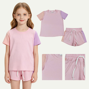 En Stock, Nueva Llegada, Conjuntos de Verano de Algodón con Parches Rosas para Bebés y Niñas Pequeñas, Ropa Infantil de Boutique al por Mayor - Product Image 1