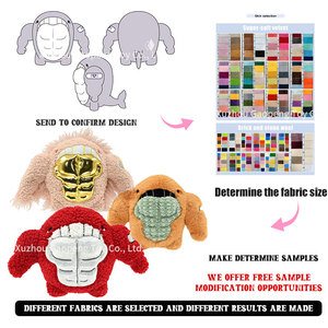 Promozioni di eventi in palestra muscolatura divertenti regali creativi per bambole di peluche agli <span class=keywords><strong>amici</strong></span> balena rossa peluche personalizzati - Product Image 3