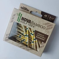 Accessoires de golf au prix d'usine, toutes tailles 83/70/54 mm, tee de golf en bois personnalisé