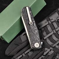 Couteau pliant EDC en acier D2, manche GRN, couteau de poche léger, camping en plein air, survie, 93g