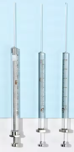 Seringue de micro-échantillonnage (verre OEM) avec embout plat (pour HPLC) et embout pour pointe (pour GC) Capacité 10ul-50ul-100ul - Product Image 2