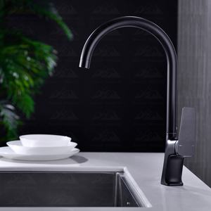 <span class=keywords><strong>Robinet</strong></span> de cuisine sur plan de travail Wayon, mitigeur de cuisine à arc haute avec douchette simple pour cuisine minimaliste - Product Image 6