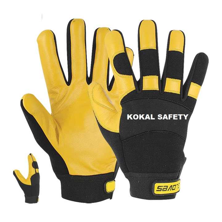 40 gramm Thinsulate und wasserdicht Leder Mechanic Arbeits handschuh wasserdichte Handschuhe