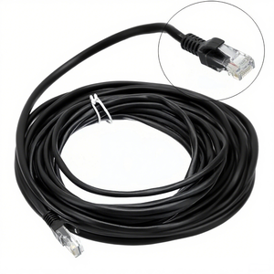 Vente en gros de connecteurs <span class=keywords><strong>RJ45</strong></span> pour câble réseau en PVC CAT5/CAT5e de <span class=keywords><strong>50</strong></span> mètres prend en charge la personnalisation de la marque pour la surveillance de la communication - Product Image 1