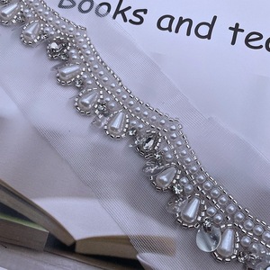 Nhà Sản Xuất Mới Đính Cườm Sequin Rhinestone 3D Lưới Ngọc Trai Ren Wedding Dresses Hanfu Phụ Kiện Mô Hình Động Vật Bán Buôn - Product Image 3