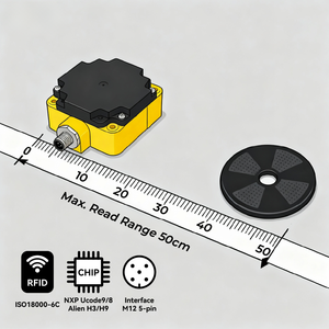FineJoin D2480B Lettore UHF RFID Industriale IP67 impermeabile 860 960MHz ISO18000 6C RS485 per Logistica - Product Image 5