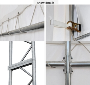 Dôme préfabriqué moderne en structure acier avec couverture en PVC pour entrepôt, gymnase, usage extérieur, agricole et industriel - Product Image 5