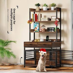 Muebles de caja para perros de alta calidad con estantes de almacenamiento y enchufes Venta loca <span class=keywords><strong>por</strong></span> tiempo limitado para sala de estar - Product Image 2