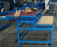 Machine manuelle d'enroulement de tubes en papier semi-crêpé pour isolation de transformateurs à huile, avec roulement à billes en acier inoxydable 304 pour engrenages de transmission