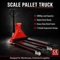 High-precision Pallet Handling Vehicle Electronic Scale 3TON PALLET TRUCK PALLET JACK 1 Year Warranty Indoor Use
