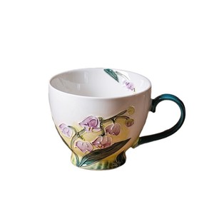 <span class=keywords><strong>Tazas</strong></span> de <span class=keywords><strong>Desayuno</strong></span> de Cerámica con Diseño de Flores Inglesas en Varios Estilos / Taza para Café y Té para Venta al por Mayor - Product Image 5