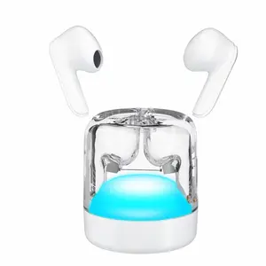 New k13 wireless earphones with transparent shell and high aesthetic value V5.3 sports in ear earphones