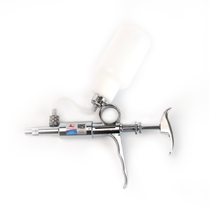 <span class=keywords><strong>Jeringa</strong></span> continua ajustable <span class=keywords><strong>de</strong></span> acero inoxidable, 2ml, para animales, cerdo, oveja, ganado, pollo - Product Image 1