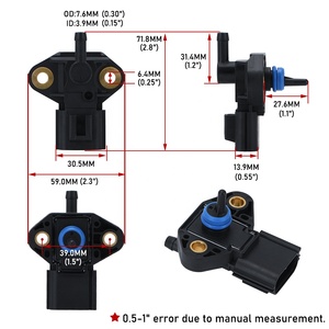 Sensor de presión de inyector de combustible, carril para Ford Escape, Explorer, Focus, Maverick, Mustang, 2005, 2008, <span class=keywords><strong>2007</strong></span>, <span class=keywords><strong>Crown</strong></span>, <span class=keywords><strong>Victoria</strong></span>, 3F2E9G756AD - Product Image 6