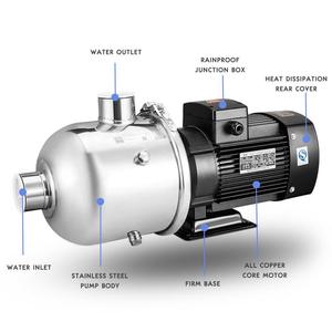 Household Full-Automatic Stainless Steel Silent <b>Booster</b> <b>Pump</b> Intelligent Multi-Stage Centrifugal Large Flow Stainless Steel <b>Pump</b> - Product Image 1