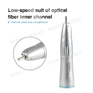 Coxo <b>Dental</b> <b>Handpiece</b> CX235-1B Low Speed With Internal Water Channel For Oral Polishing Silver Electric Pneumatic - Product Image 5
