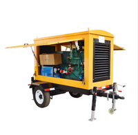 Groupe électrogène diesel triphasé mobile silencieux monté sur remorque 50 kW/62,5 kVA 1800 tr/min haute efficacité refroidi par eau 380 V/220 V 50/60 Hz