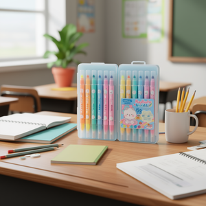 Erasable Highlighter 6 Colors Round Tip For School Office Use - Product Image 2