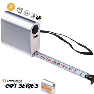 566407 Mini đo băng 3m, có thể thu vào túi băng với biểu tượng tùy chỉnh cho Quà tặng khuyến mãi, tự làm, và xây dựng thương hiệu - Product Image 1