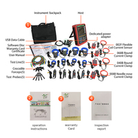 KDZD5000 Compteur de puissance triphasé intelligent portable Analyseur de qualité de puissance portable Dispositif de surveillance de la qualité de l'alimentation