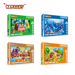 Cartone animato personalizzato <span class=keywords><strong>Montessori</strong></span> carino che gioca giochi puzzle 50 pezzi Set di KidsToys per bambini - Product Image 2