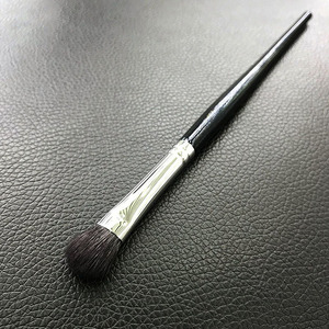 Brocha de sombra de ojos de cabeza plana mediana, pelo de Animal de piel suave, brocha de maquillaje portátil de pelo Real súper suave profesional - Product Image 3