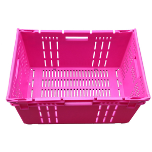 Caja <span class=keywords><strong>de</strong></span> Plástico Ventilada Apilable y Encajable JOIN Nestable, 600x400x310mm, Cesta Grande <span class=keywords><strong>para</strong></span> Almacenamiento <span class=keywords><strong>de</strong></span> Vegetales y Productos Agrícolas - Product Image 3