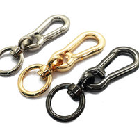 Laisse pour chien double face à double action avec mousqueton argenté et crochet pivotant, écologique, durable, sans nickel HP