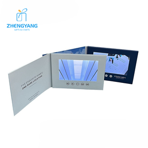 Logo personnalisé 4.3 5 7 10 pouces livre numérique écran <span class=keywords><strong>Lcd</strong></span> brochure vidéo pour voeux cadeau Invitation carte de visite marketing - Product Image 4